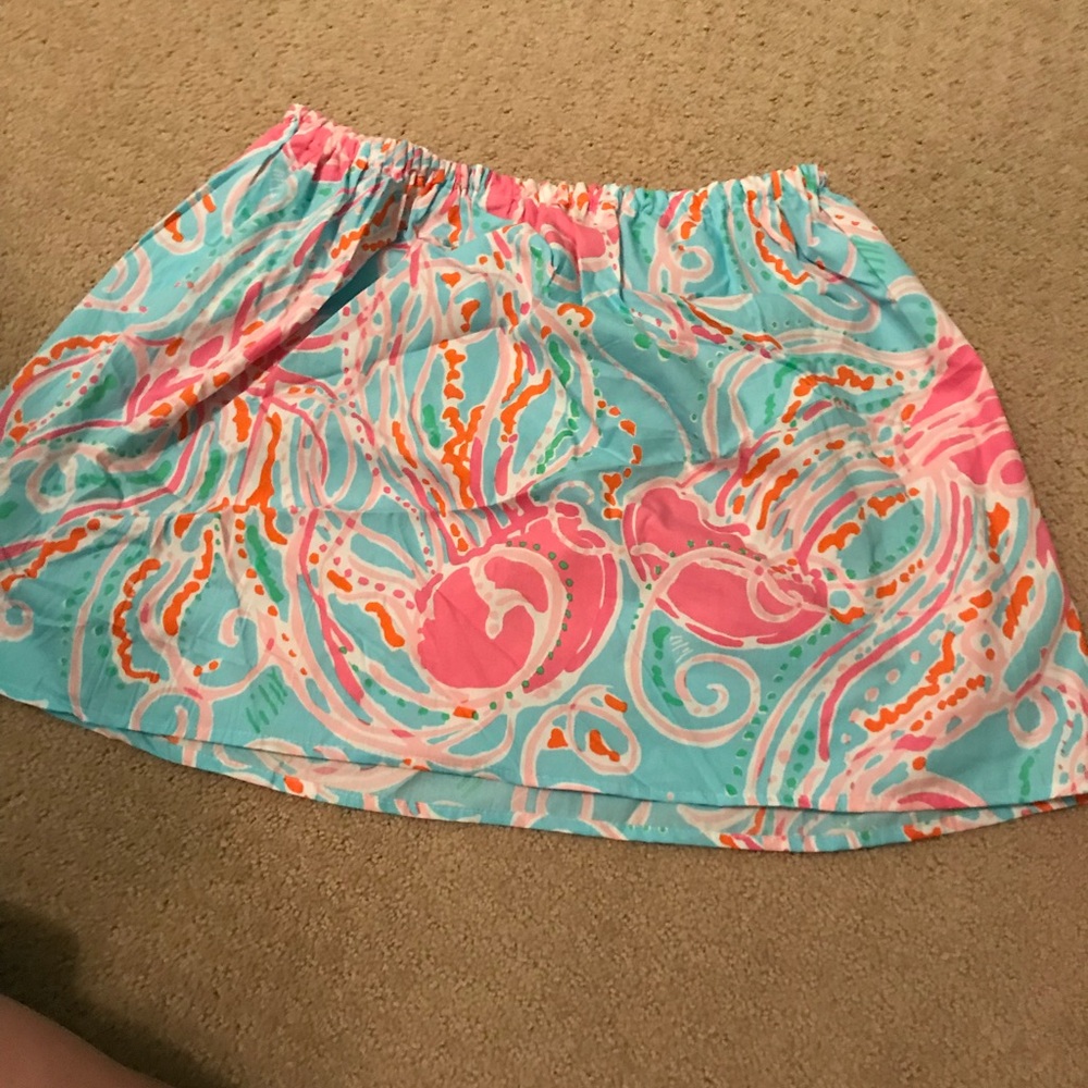 Lilly Pulitzer pattern skirt